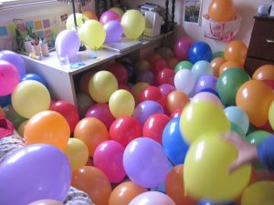 Balloons in my room!