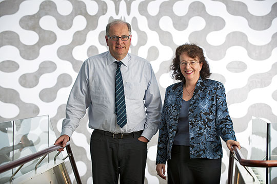 Leading the way: Professor Sam Berkovic and Professor Ingrid Scheffer.