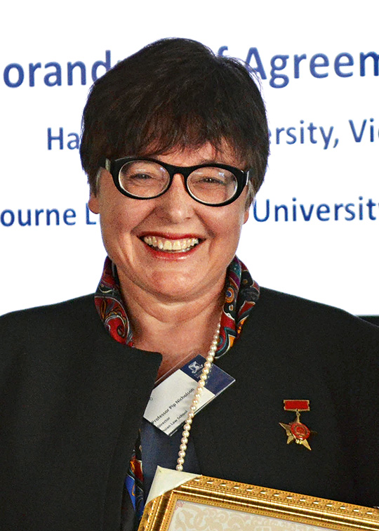 Professor Pip Nicholson (BA 1986, LLB 1988, PhD 2001, Ormond College)